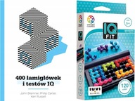 400 łamigłówek i testów IQ John Bremner + Gra logiczna Smart Games IQ Fit