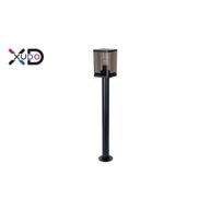XD-QA130B Záhradná lampa E27 LED IP44 Smoke čierna