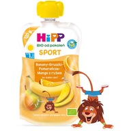 HiPP BIO Sport Mus banan-grusz-pomar-mang ryż 120g