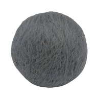 PLSTĚNÁ KULIČKA MERINO 4cm (šedá jasná)