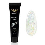 Mabell Żel Budujący Akrylożel Princess Nails Poly 15g Royal Champagne