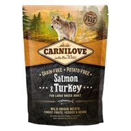 CARNILOVE SALMON & TURKEY FOR LARGE BREED ADULT Sucha Karma Dla Psa 1,5kg