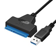 KABEL PRZEJŚCIÓWKA ADAPTER DO DYSKU HDD SSD 2,5 CALA USB 3.0 SATA CD DVD