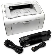 HP LaserJet P1005 (0-10K), pełen toner 100%, kable