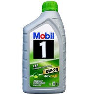 Syntetický motorový olej Mobil 1 ESP 1L 0W-20