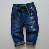 ERGEE spodnie jeansowe PRINT 80-86