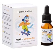 Health Labs MyKids Vitamín D3 pre deti WEGE Silné kosti Zdravé zuby