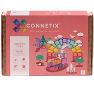 Connetix: klocki magnetyczne duże edukacyjne Pastel Mega Pack 202