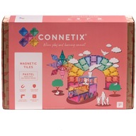 Connetix: klocki magnetyczne edukacyjne duże Pastel Mega Pack 202