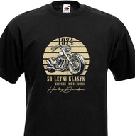 koszulka urodziny 40 50 60 vintage auto moto motocykl motor ROK WIEK IMIĘ
