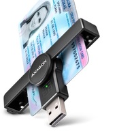 AXAGON CRE-SMPA, čítačka USB-A PocketReader