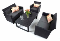 Zestaw mebli ogrodowych MARIE 3-set LYON 2w1 Emma Elodie Sofa 3 osobowa