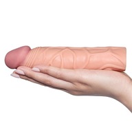 Nakładka erekcyjna przedłużka penisa powiększająca pogrubiająca