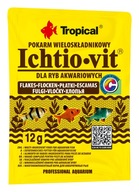 TROPICAL ICHTIO-VIT 12g POKARM WIELOSKŁADNIKOWY