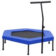 Trampolina z uchwytem i nakładką ochronną sześciokątna 122 cm