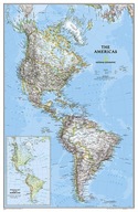 Ameryka mapa ścienna 'KORKOWA' PINBOARD