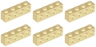 LEGO 30414 KLOCEK 1x4 piaskowy (10g) 6 szt.