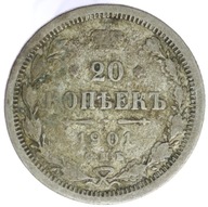 20 Kopiejek - Rosja - 1901 rok