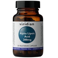 Kyselina alfa lipoová (ALA) 30 kapsúl Viridian