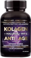 ANTI-AGE Kolagén Kyselina hyalurónová Vitamín C 60 tbl. Intenson Vrásky