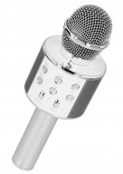 Mikrofon bezprzewodowy Karakoe Bluetooth Srebrny