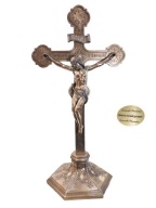 RENESZÁNSZ KERESZT CSODÁLATOS NAGY FESZÜLET DEKORÁCIÓ ÁLLÓ AJÁNDÉK