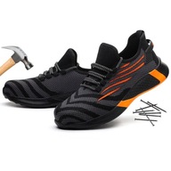 Pánska čierna ochranná obuv s noškom pohodlná podrážka poltopánky BOZP odolné