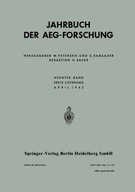 Jahrbuch der AEG-Forschung - Schmideck, Anton J.