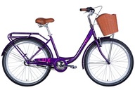 Mestský bicykel Dorozhnik LUX planetárny rám 17 palcov okolo 26 " fialový