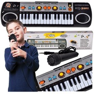 Keyboard Organy Pianino do Nauki + Mikrofon Karaoke 33 Klawisze dla Dzieci