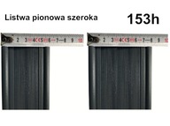 Listwa pionowa ogrodzeniowa - 1 sztuka 153h szeroka