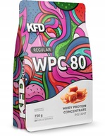 Proteínový kondicionér KFD WPC 80 prášok 750g s karamelovo-mliečnou príchuťou