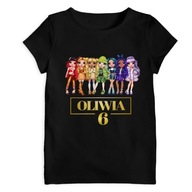 Rainbow High TShirt dievčenské tričko s menom