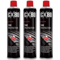 CX80 TYRE PROTECTOR TEFLON Płyn spray do czyszczenia konserwacji opon 0,6x3