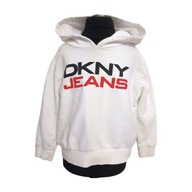 DETSKÁ MIKINA DKNY JEANS 2 3 ROKY KAPUCŇA KENGURA VRECKÁ 98 CM