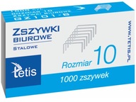 TETIS zszywki rozmiar 10 1000 sztuk GZ101-B