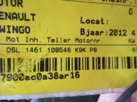 engine K9K820 Renault Twingo II 1.5DCI