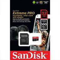 SanDisk SDSQXCG-032G-GN6MA - Karta EXTREME PRO microSDHC 32 GB 100/90 MB/s