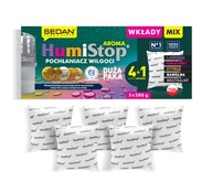 MIX zapachów WKŁADY HUMISTOP AROMA 5szt. pochłaniacze wilgoci ATEST PZH