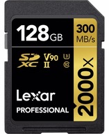 Lexar Professional 2000x SDXC UHS-II - karta pamięci 128GB, R300/W260