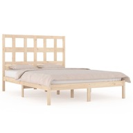 vidaXL Rám postele, masívne borovicové drevo, 120x200 cm