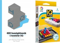 400 łamigłówek i testów IQ John Bremner + Gra Smart Games IQ Puzzler Pro