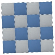 Puzzle Mat horolezecká podložka Modrá šedá 16ks