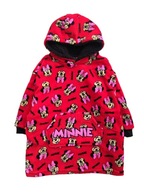 DISNEY teplá deka mikina oversize snuddie MYŠKA MINNIE 104 116 3-6rokov