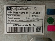 display KRATKI switch 13223793 Opel Insignia and (2008-2017 ) A
