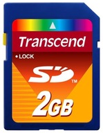 TRANSCEND 2 GB SD 2GB +17/6MB/s KARTA PAMIĘCI 23