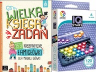 Wielka księga zadań + Smart Games IQ Stars