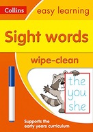 Sight Words Age 3-5 Wipe Clean Activity Book: