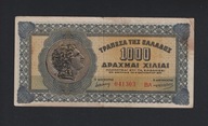 BANKOVKA GRÉCKO – 1000 DRACHM – 1941 rok