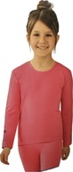 Detské termo tričko Cleve veľkosť 122/128 ružové